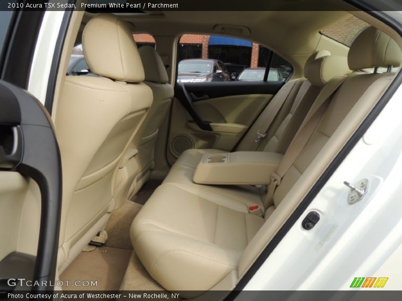 Premium White Pearl / Parchment 2010 Acura TSX Sedan