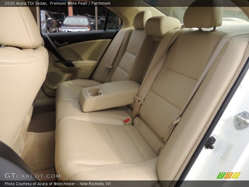 Premium White Pearl / Parchment 2010 Acura TSX Sedan