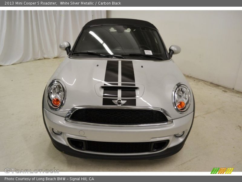 White Silver Metallic / Carbon Black 2013 Mini Cooper S Roadster