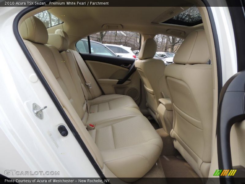 Premium White Pearl / Parchment 2010 Acura TSX Sedan