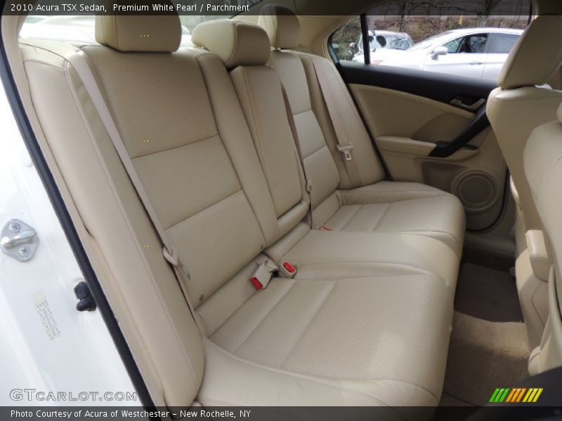 Premium White Pearl / Parchment 2010 Acura TSX Sedan