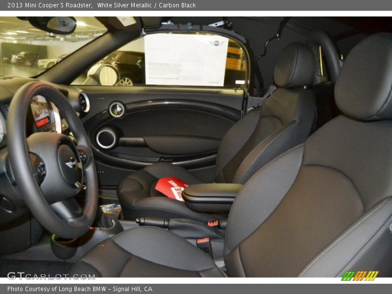 White Silver Metallic / Carbon Black 2013 Mini Cooper S Roadster