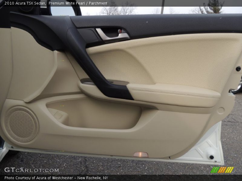 Premium White Pearl / Parchment 2010 Acura TSX Sedan