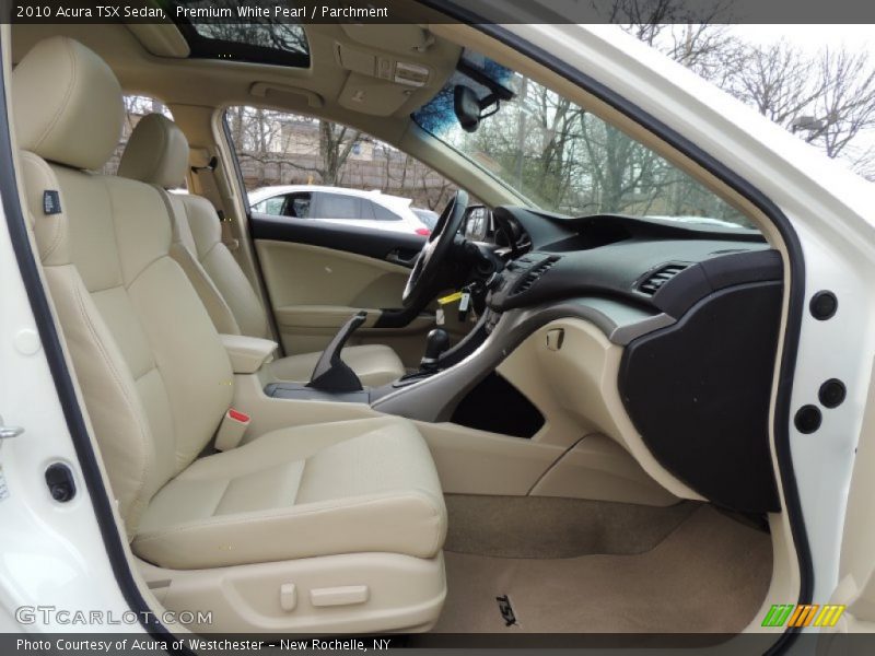 Premium White Pearl / Parchment 2010 Acura TSX Sedan