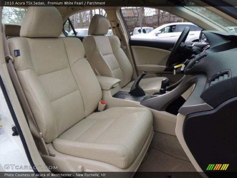 Premium White Pearl / Parchment 2010 Acura TSX Sedan