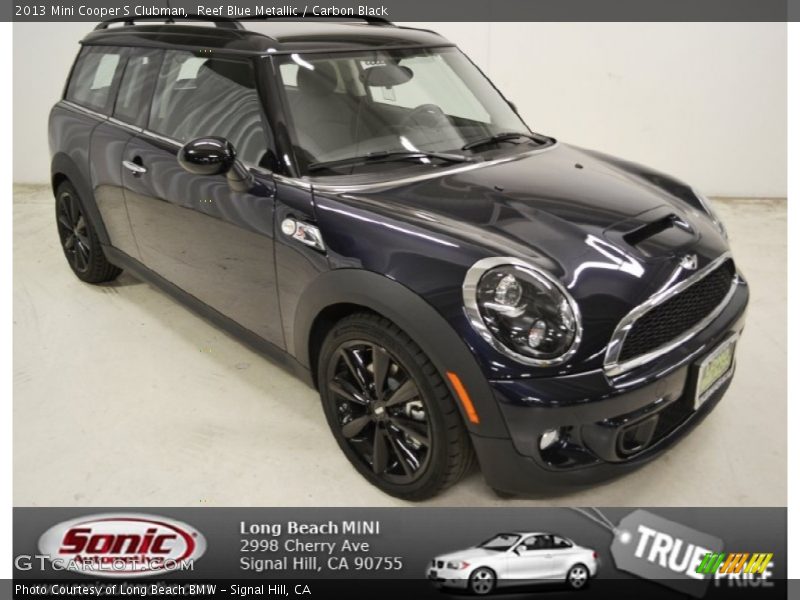 Reef Blue Metallic / Carbon Black 2013 Mini Cooper S Clubman