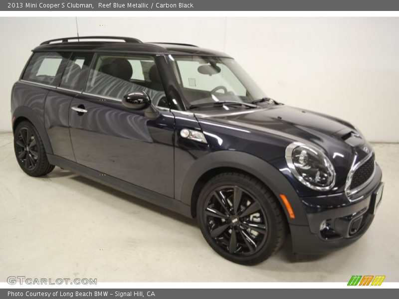 Reef Blue Metallic / Carbon Black 2013 Mini Cooper S Clubman