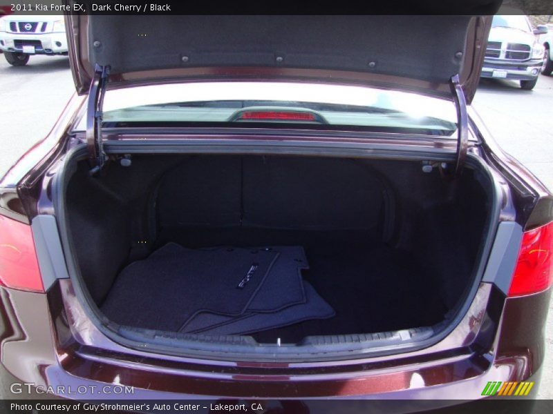 Dark Cherry / Black 2011 Kia Forte EX