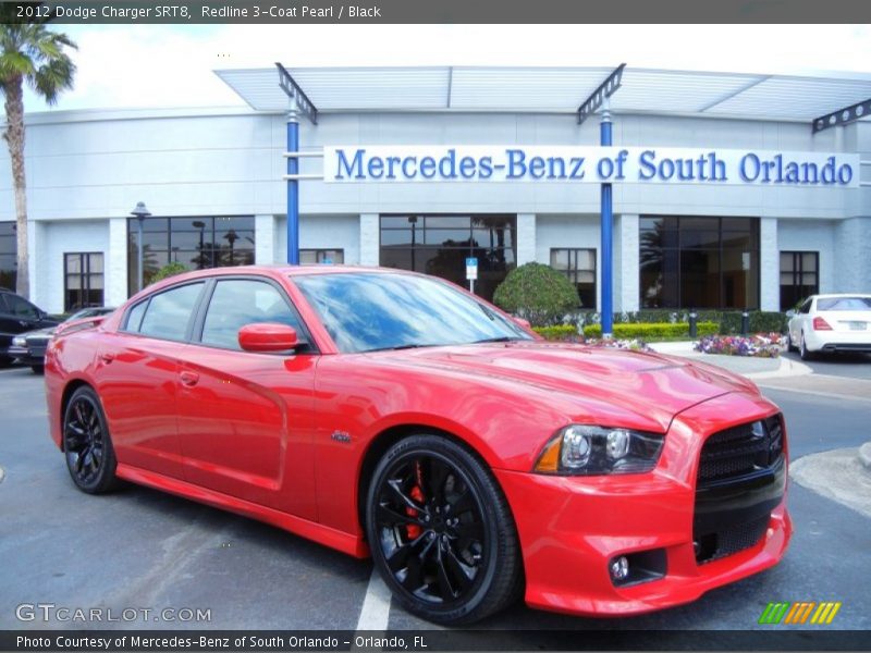 Redline 3-Coat Pearl / Black 2012 Dodge Charger SRT8