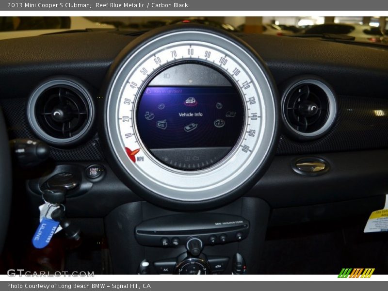 Reef Blue Metallic / Carbon Black 2013 Mini Cooper S Clubman
