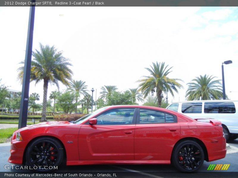 Redline 3-Coat Pearl / Black 2012 Dodge Charger SRT8