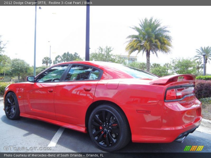 Redline 3-Coat Pearl / Black 2012 Dodge Charger SRT8