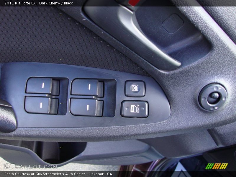 Dark Cherry / Black 2011 Kia Forte EX