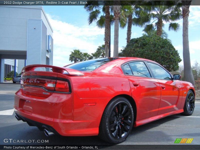 Redline 3-Coat Pearl / Black 2012 Dodge Charger SRT8
