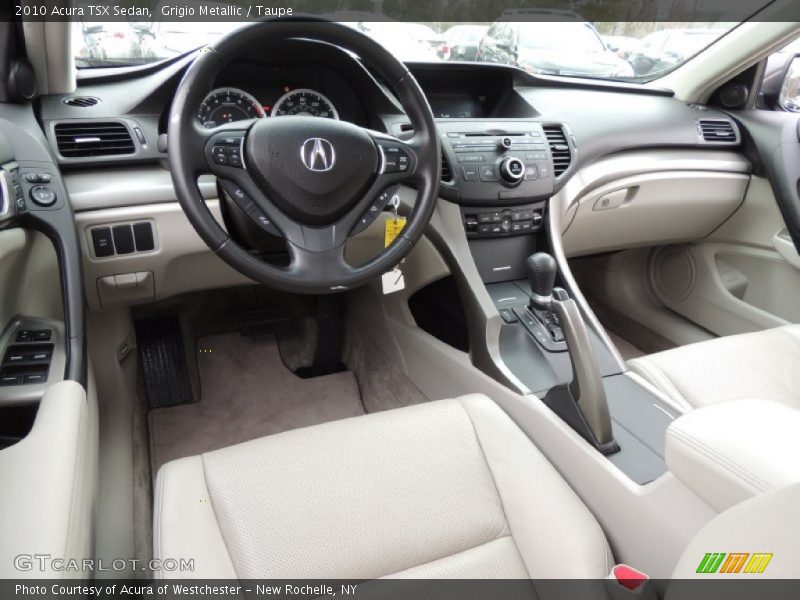 Taupe Interior - 2010 TSX Sedan 