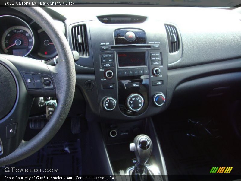 Dark Cherry / Black 2011 Kia Forte EX