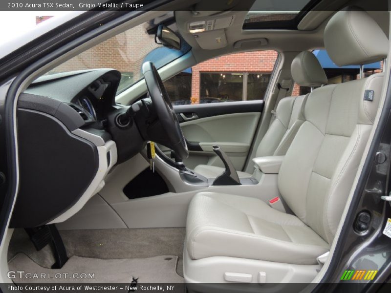 Front Seat of 2010 TSX Sedan