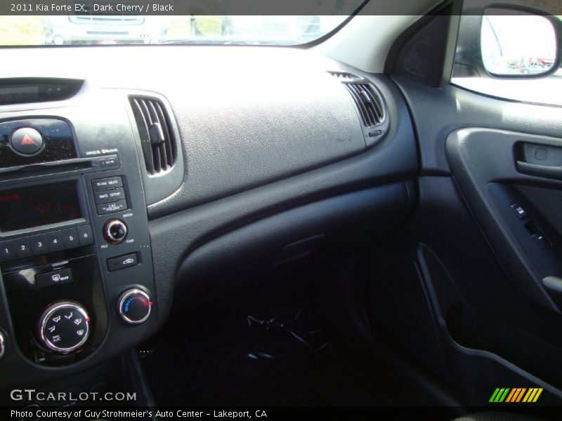 Dark Cherry / Black 2011 Kia Forte EX