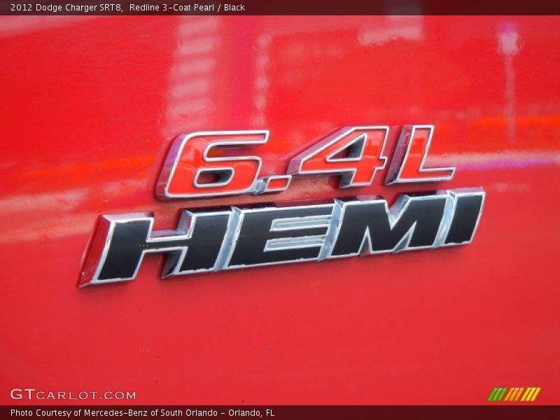 Redline 3-Coat Pearl / Black 2012 Dodge Charger SRT8