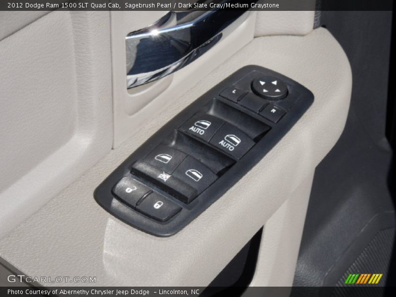 Sagebrush Pearl / Dark Slate Gray/Medium Graystone 2012 Dodge Ram 1500 SLT Quad Cab