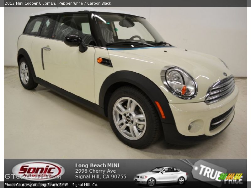 Pepper White / Carbon Black 2013 Mini Cooper Clubman