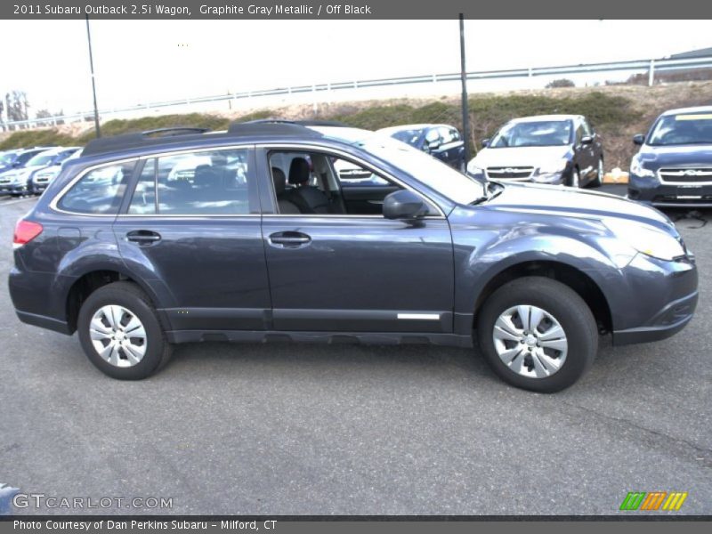 Graphite Gray Metallic / Off Black 2011 Subaru Outback 2.5i Wagon
