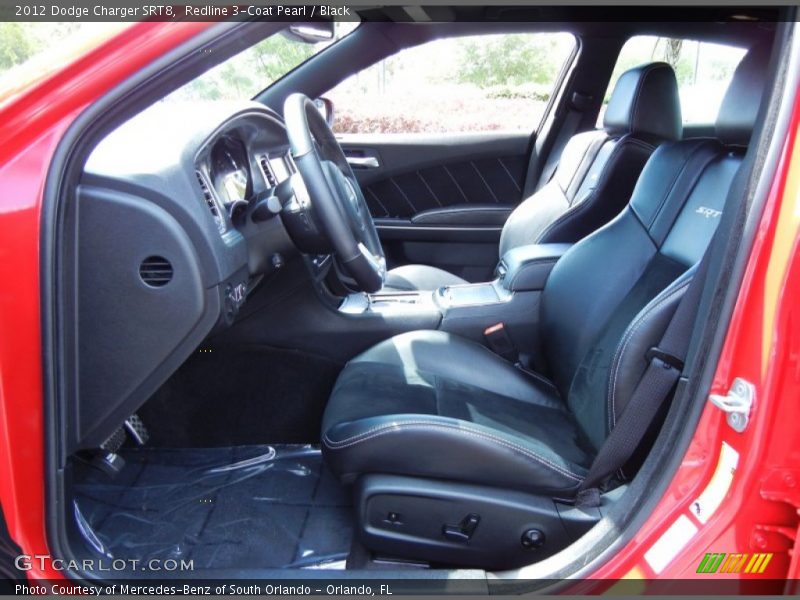 Front Seat of 2012 Charger SRT8
