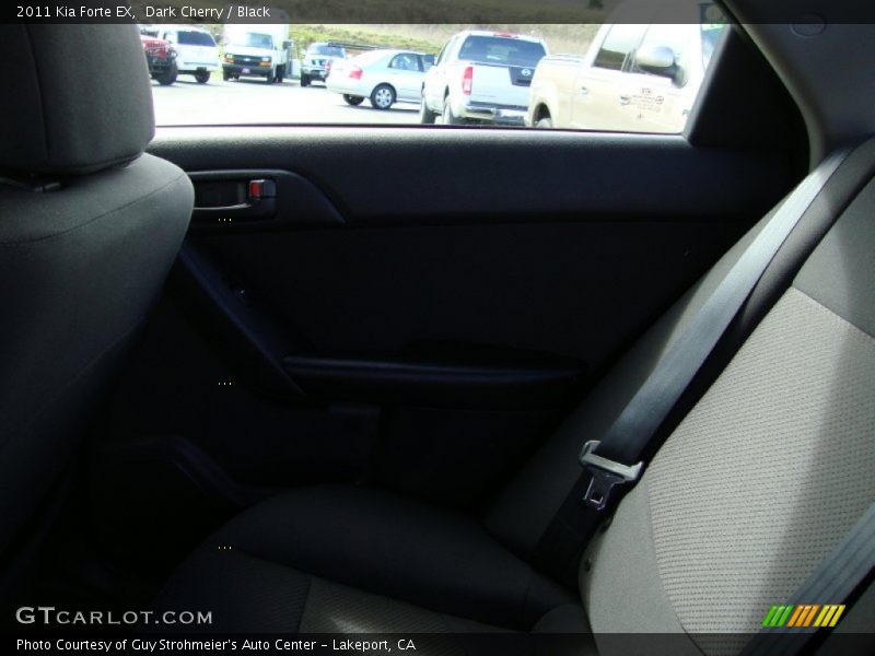 Dark Cherry / Black 2011 Kia Forte EX