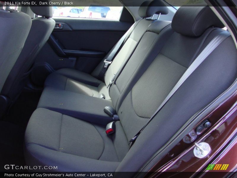 Dark Cherry / Black 2011 Kia Forte EX