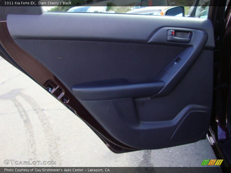 Dark Cherry / Black 2011 Kia Forte EX