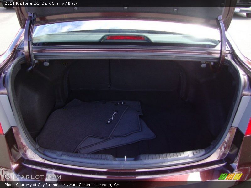 Dark Cherry / Black 2011 Kia Forte EX