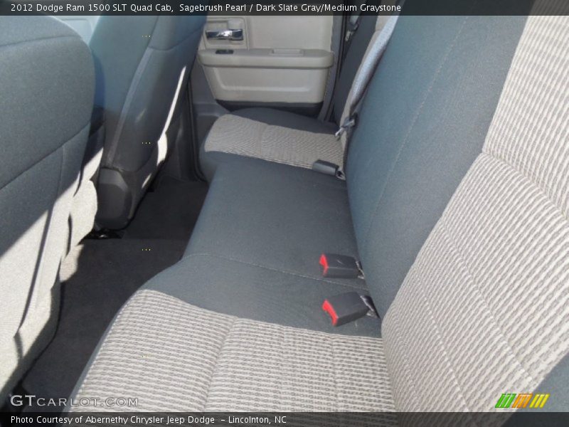 Sagebrush Pearl / Dark Slate Gray/Medium Graystone 2012 Dodge Ram 1500 SLT Quad Cab
