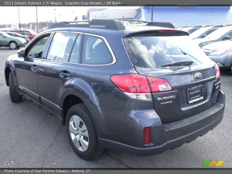 Graphite Gray Metallic / Off Black 2011 Subaru Outback 2.5i Wagon