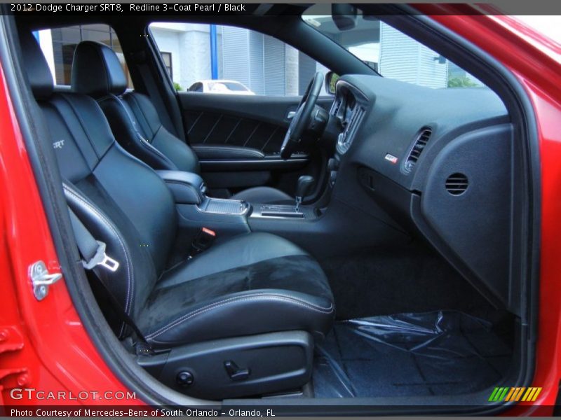 Front Seat of 2012 Charger SRT8