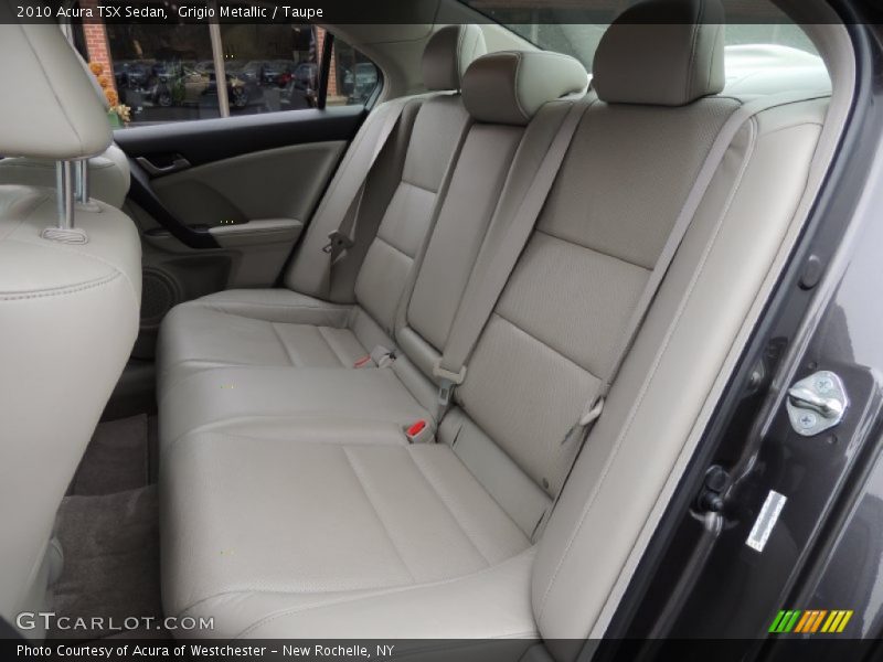 Grigio Metallic / Taupe 2010 Acura TSX Sedan