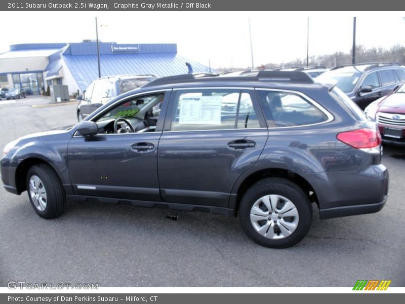 Graphite Gray Metallic / Off Black 2011 Subaru Outback 2.5i Wagon