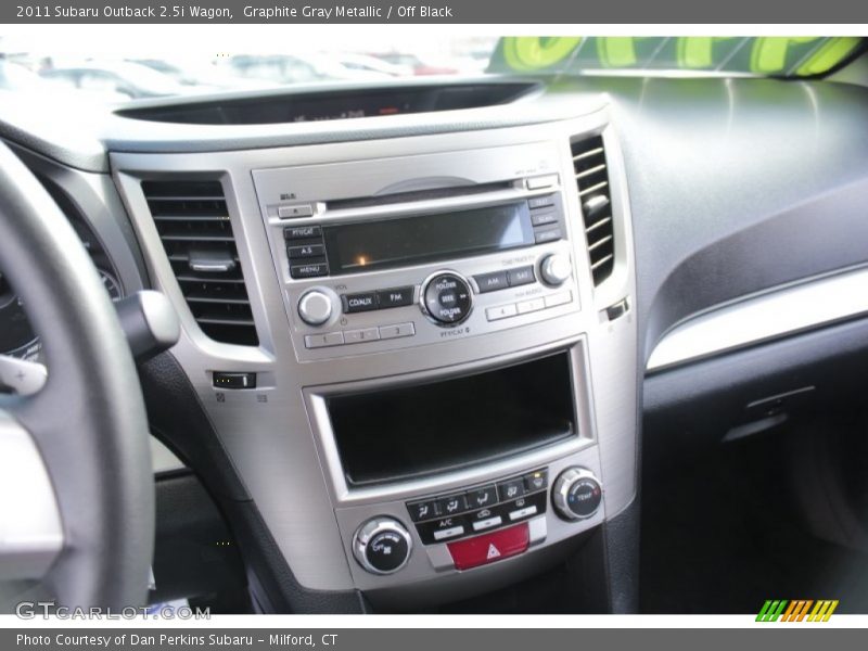 Graphite Gray Metallic / Off Black 2011 Subaru Outback 2.5i Wagon