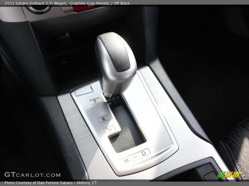 Graphite Gray Metallic / Off Black 2011 Subaru Outback 2.5i Wagon