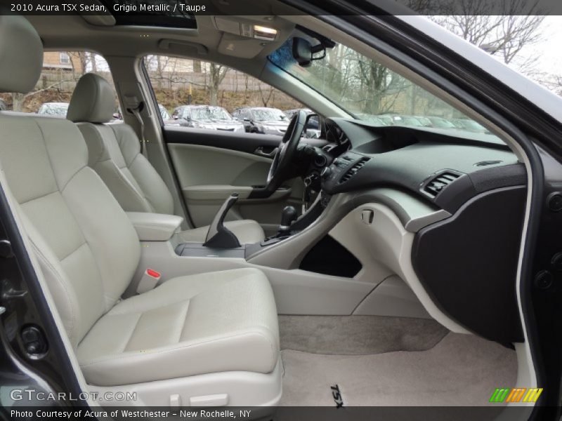 Grigio Metallic / Taupe 2010 Acura TSX Sedan