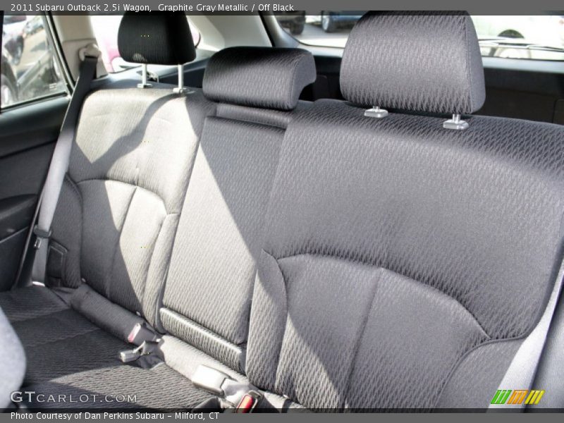 Graphite Gray Metallic / Off Black 2011 Subaru Outback 2.5i Wagon