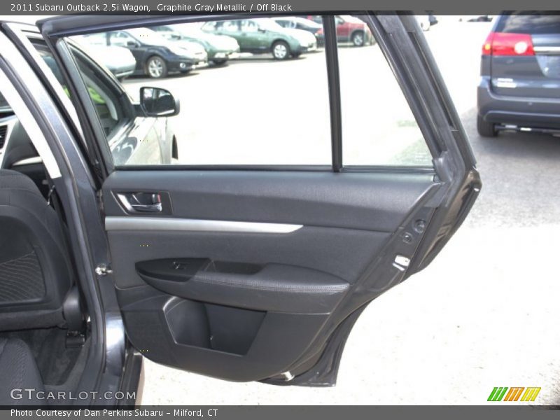 Graphite Gray Metallic / Off Black 2011 Subaru Outback 2.5i Wagon
