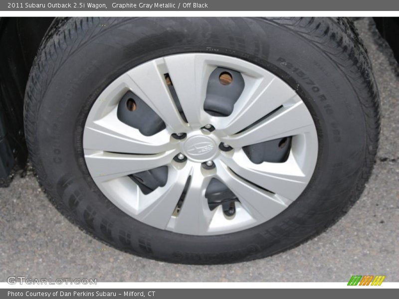 Graphite Gray Metallic / Off Black 2011 Subaru Outback 2.5i Wagon