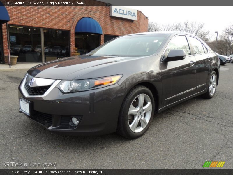 Grigio Metallic / Ebony 2010 Acura TSX Sedan