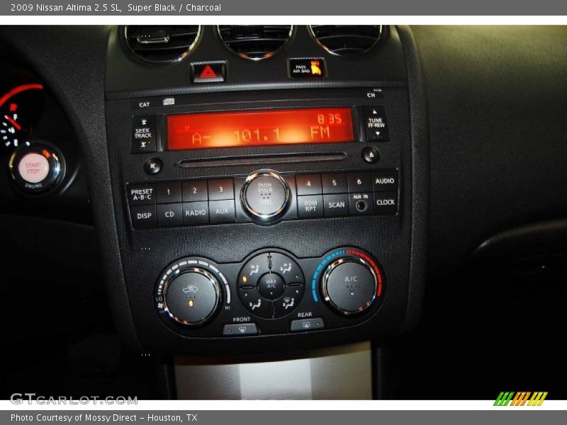 Super Black / Charcoal 2009 Nissan Altima 2.5 SL