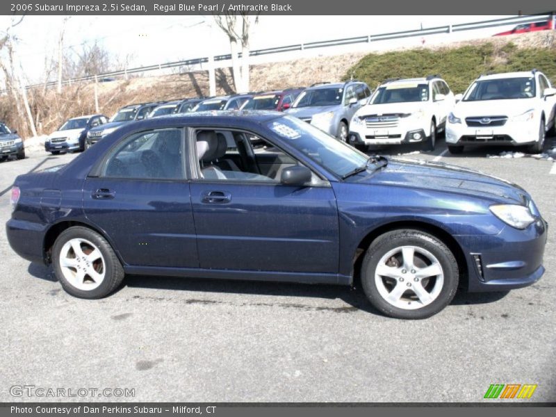 Regal Blue Pearl / Anthracite Black 2006 Subaru Impreza 2.5i Sedan