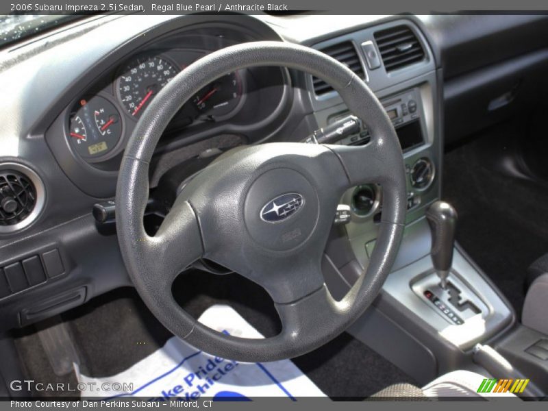 Regal Blue Pearl / Anthracite Black 2006 Subaru Impreza 2.5i Sedan