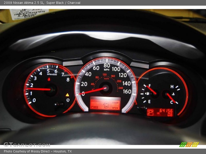 Super Black / Charcoal 2009 Nissan Altima 2.5 SL