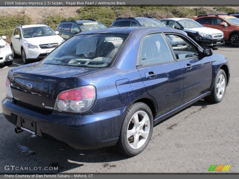 Regal Blue Pearl / Anthracite Black 2006 Subaru Impreza 2.5i Sedan