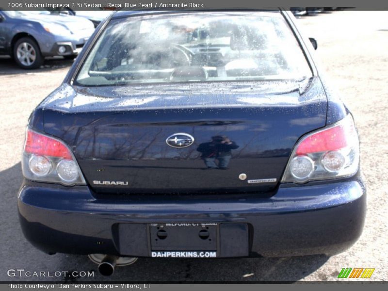 Regal Blue Pearl / Anthracite Black 2006 Subaru Impreza 2.5i Sedan