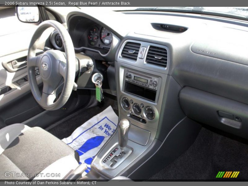 Regal Blue Pearl / Anthracite Black 2006 Subaru Impreza 2.5i Sedan